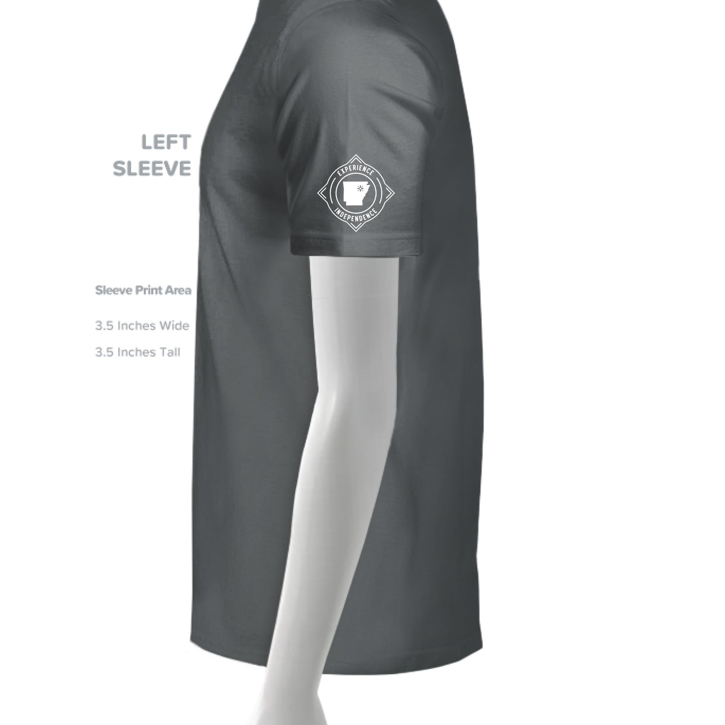 Solid Asphalt Triblend - SLEEVE_LEFT