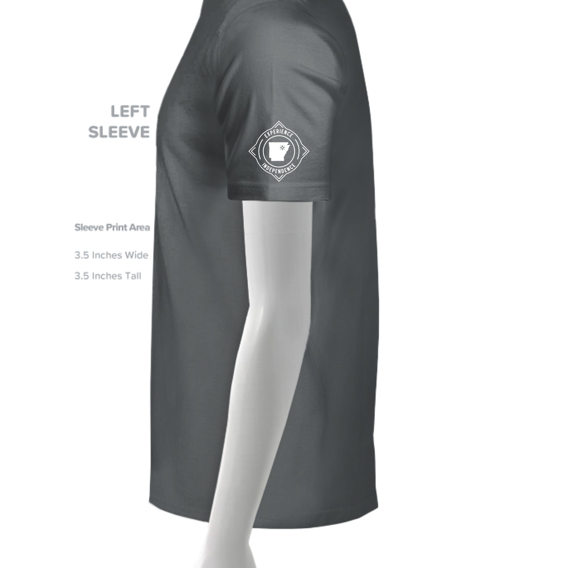 Solid Asphalt Triblend - SLEEVE_LEFT